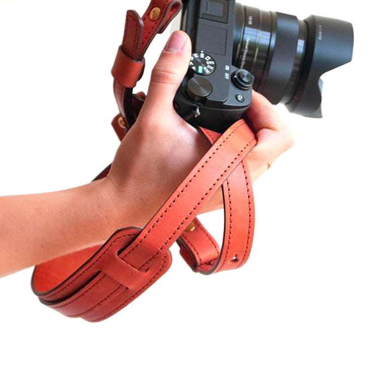 Cowhide Leather Camera Shoulder Hanging Neck Winding Strap - Camera Strap by PMC Jewellery | Online Shopping South Africa | PMC Jewellery