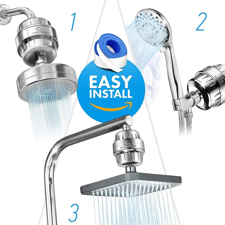15 Layers Shower Water Purifier Shower Filter - Toilet Accessories by PMC TechLife | Online Shopping South Africa | PMC TechLife