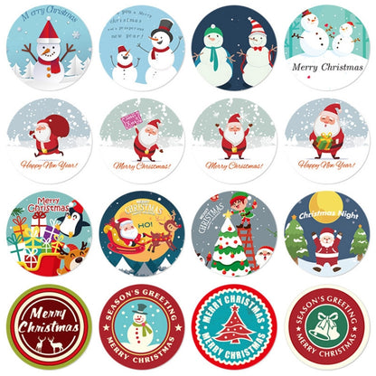 Christmas Gift Sticker Decoration Label Sealing Sticker(HA134) - Stickers by PMC Jewellery | Online Shopping South Africa | PMC Jewellery