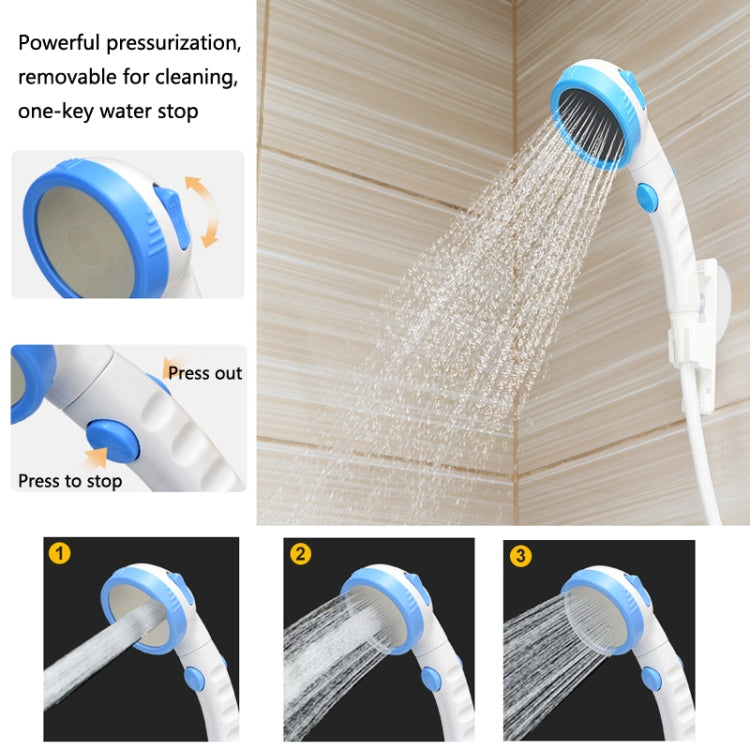 LLT-ES01 Electric Pet Shower Outdoor Camping Bath Device, Style: Standard (Sky Blue) - Shower Head by PMC TechLife | Online Shopping South Africa | PMC TechLife