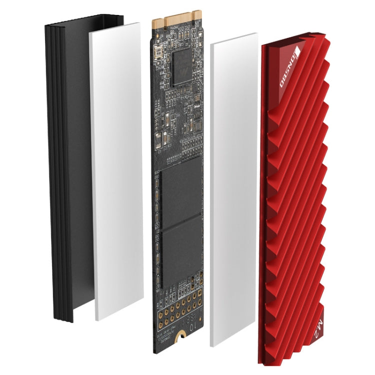 Jonsbo M.2-3 Solid State Radiator For NVME/SSD(Grey) - Fan Cooling by Jonsbo | Online Shopping South Africa | PMC TechLife | Buy Now Pay Later Mobicred