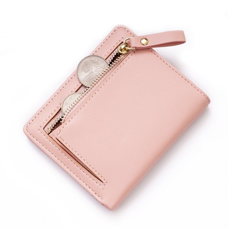 BATSIOE Short Type Ladies Wallet Small Fresh Two-Fold Student Bag Simple Multi-Card Coin Purse(Green) - free shipping - PMC TechLife - Order now!