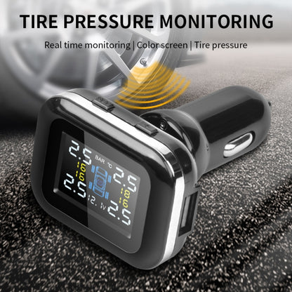 Q3 Mini Cigarette Lighter Car Wireless Tire Pressure Monitoring System TPMS Car Temperature Voltage Tire(Black) - Tire Pressure Gauges by PMC Jewellery | Online Shopping South Africa | PMC Jewellery