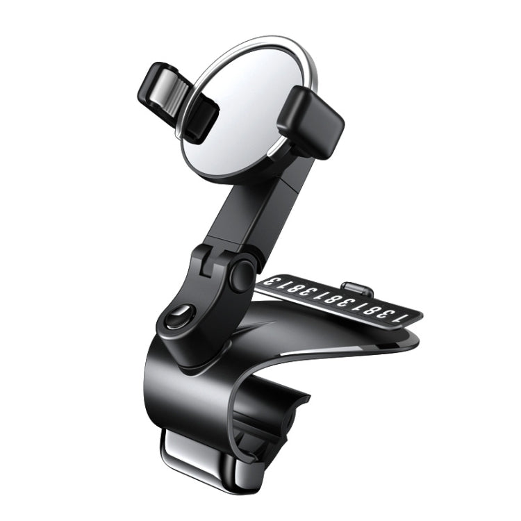 ZJ088 Car Mobile Phone Bracket Car Central Control Instrument Panel Rearview Mirror Multifunctional AR Navigation Bracket(Black) - Car Holders by PMC TechLife | Online Shopping South Africa | PMC TechLife