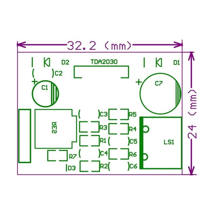 5 PCS TDA2030A Power Amplifier Board Module Audio Amplifier Module - Other Accessories by PMC Jewellery | Online Shopping South Africa | PMC Jewellery