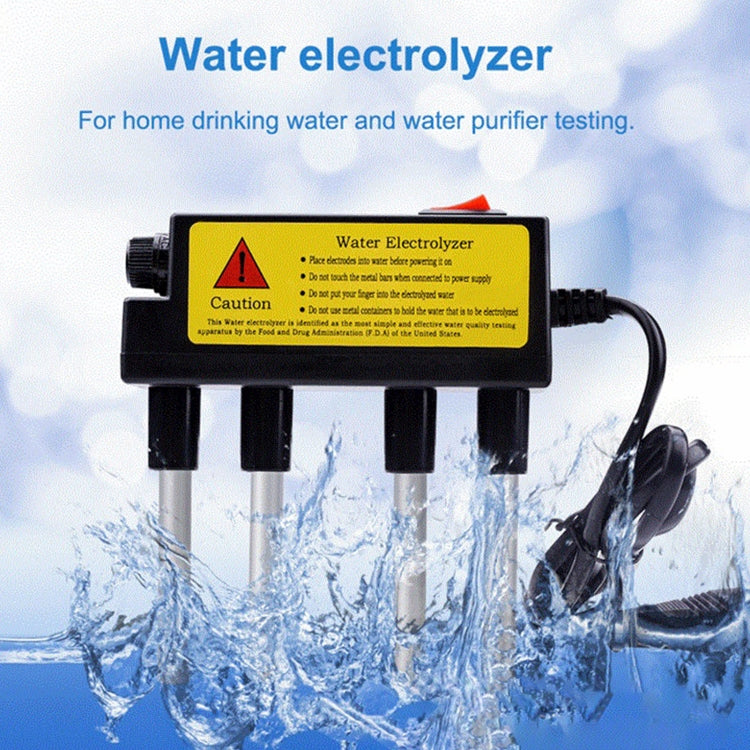2 PCS Household Electrolyzer Test Electrolysis Water Tools Water Purity Level Meter PH Testing Tool Water Quality Tester(EU Plug) - Air & Water Quality Tester by PMC TechLife | Online Shopping South Africa | PMC TechLife | Buy Now Pay Later Mobicred
