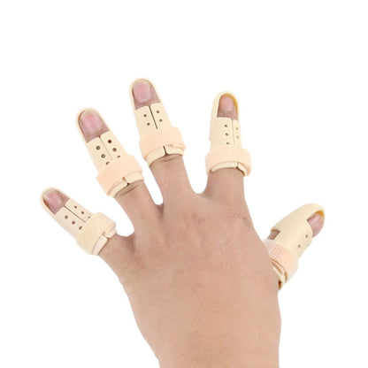 4 PCS Finger Splint Brace Adjustable Finger Support Protector For Fingers Arthritis Joint Finger Injury, Specification: No. 0: 38-42mm(Complexion) - Corrector by PMC Jewellery | Online Shopping South Africa | PMC Jewellery