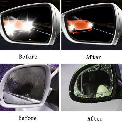 2pcs /Set Rainproof Anti-Fog And Anti-Reflective Film For Car Rearview Mirror Round 95mm(Transparent) - Auto Film by PMC Jewellery | Online Shopping South Africa | PMC Jewellery