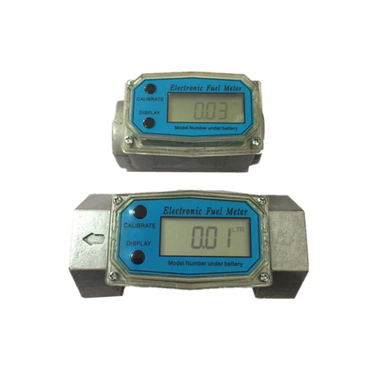 BD-H01 Electronic Display Turbine Flow Meter Metering Diesel Kerosene Methanol Urea Flow Meter Count Flow Meter, Specification: 1.5 Inch - Clocks & Car Meters by PMC TechLife | Online Shopping South Africa | PMC TechLife