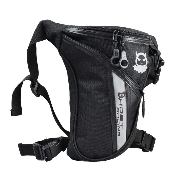 GHOST RACING GR-TB05 Motorcycle Leg Bag Knight Waist Bag Sports Outdoor Bag(Black) - Waist Bags by GHOST RACING | Online Shopping South Africa | PMC Jewellery | Buy Now Pay Later Mobicred