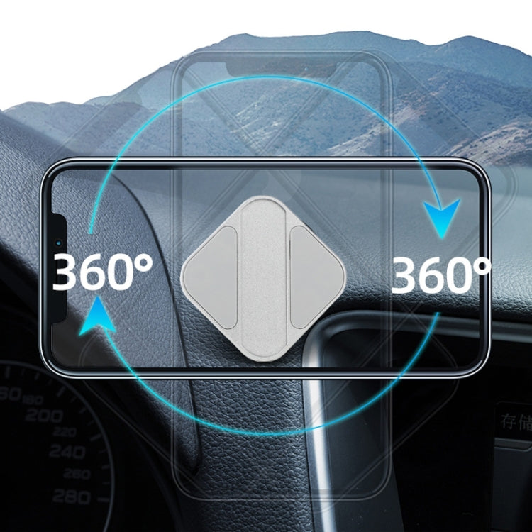 Aluminum Alloy Car Mobile Phone Bracket Portable Phone Desktop Folding Frame(Grey) - Car Holders by PMC TechLife | Online Shopping South Africa | PMC TechLife
