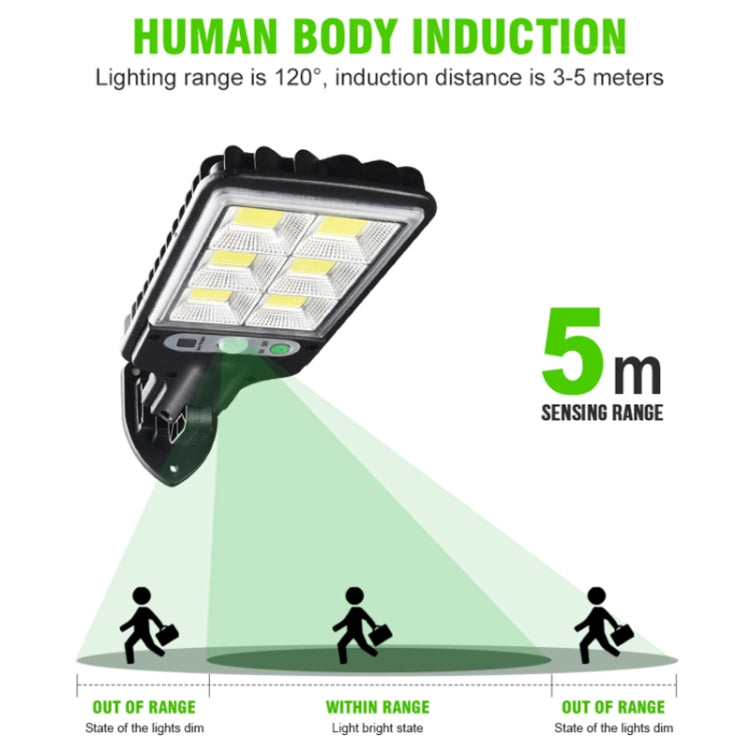 Solar Street Light LED Human Body Induction Garden Light, Spec: 616A-18 LED - LED Street Light by PMC TechLife | Online Shopping South Africa | PMC TechLife