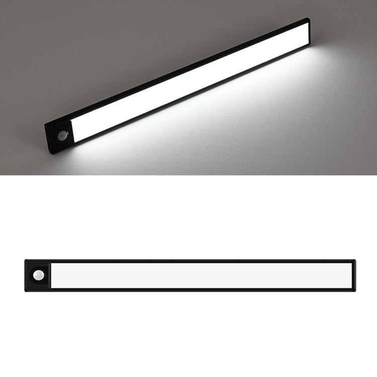 Intelligent Automatic Human Body Induction Wireless LED Lamp 20cm(Black + White Light) - Sensor LED Lights by PMC TechLife | Online Shopping South Africa | PMC TechLife