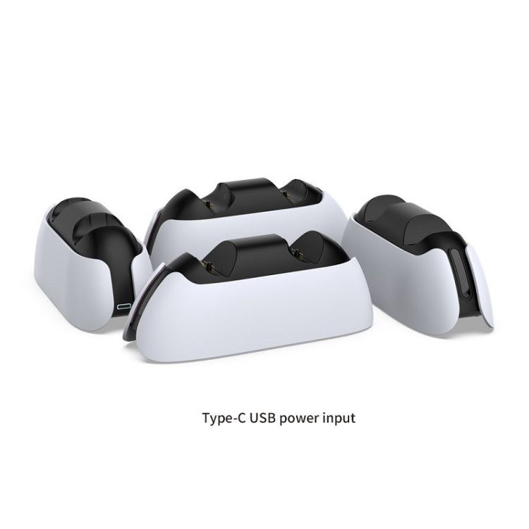 DOBE TP5-05103 Contact-Type Gamepad Charging Base With Indicator Light For PS5(White) - free shipping - PMC TechLife - Order now!