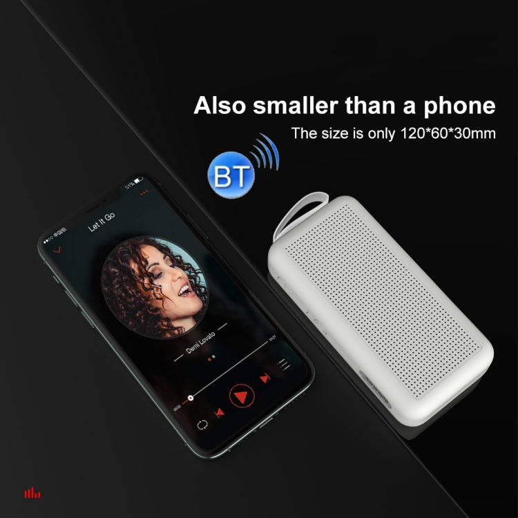 DoRealMe F0 TWS Mini Graffiti Bluetooth Speaker Support FM / TF Card(White Graffiti) - Mini Speaker by PMC TechLife | Online Shopping South Africa | PMC TechLife