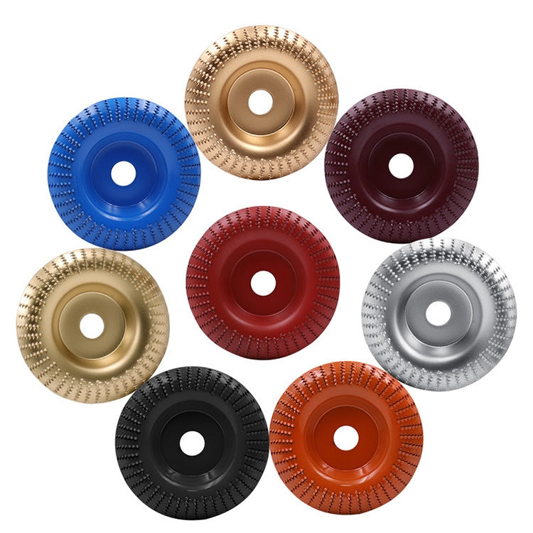 Woodworking Sanding Plastic Stab Discs Hard Round Grinding Wheels For Angle Grinders, Specification: 100mm Golden Curved - Abrasive Tools & Accessories by PMC Jewellery | Online Shopping South Africa | PMC Jewellery