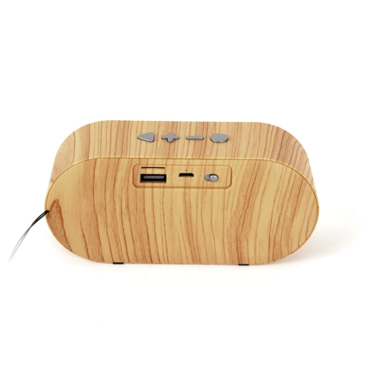 F3 Retro Wood-Grain Mini Bluetooth Speaker Support TF Card(Dark Grain) - Mini Speaker by PMC TechLife | Online Shopping South Africa | PMC TechLife