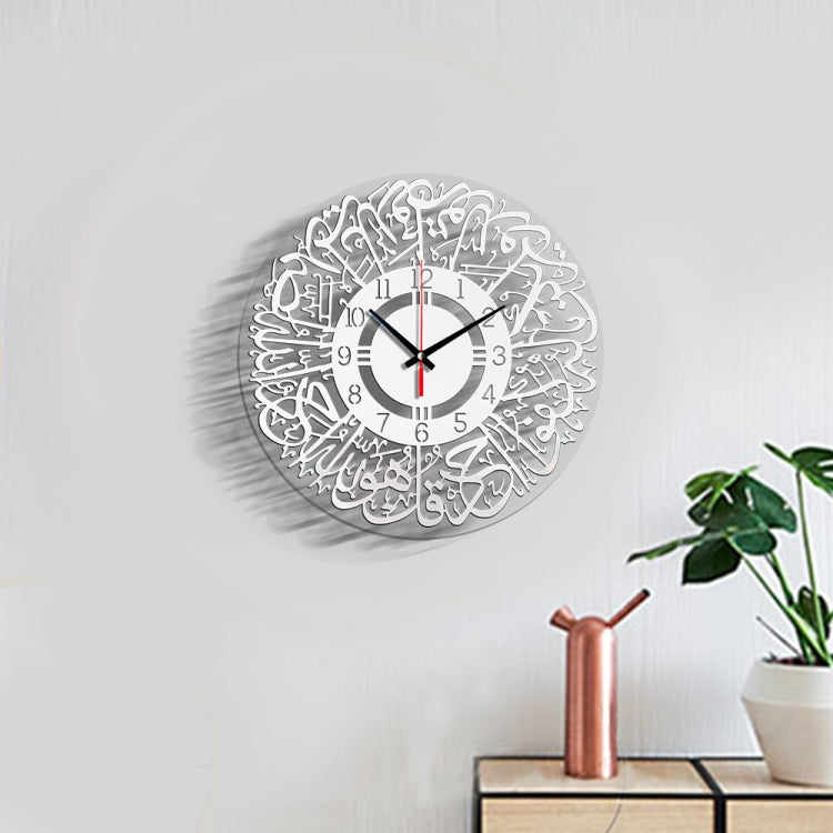 TM027 Home Decoration Acrylic Wall Clock(Indian Black) - Wall Clock by PMC Jewellery | Online Shopping South Africa | PMC Jewellery