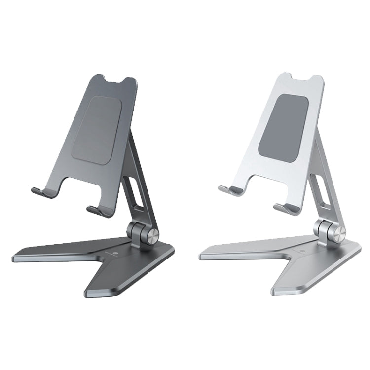 Boneruy P25 Aluminum Alloy Mobile Phone Tablet PC Stand,Style: Mobile Phone Gray - Desktop Holder by BONERUY | Online Shopping South Africa | PMC Jewellery