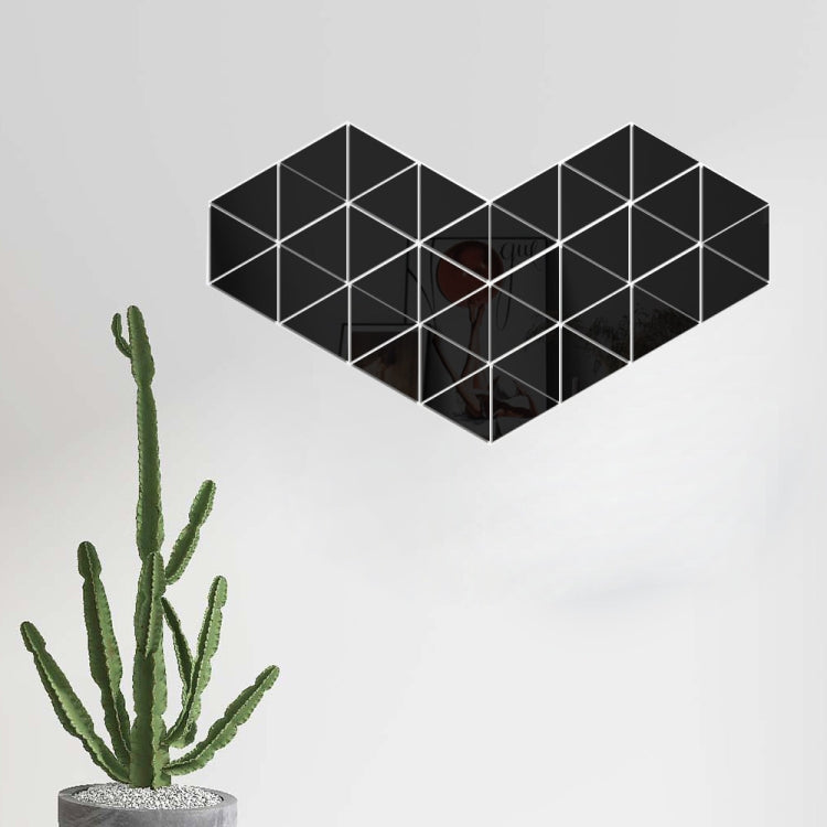 Ym300 16 PCS / Set Home Personal Wall Stickers DIY Acrylic Wall Decorative Mirror(Hexagon Silver) - Decorative Mirrors by PMC TechLife | Online Shopping South Africa | PMC TechLife