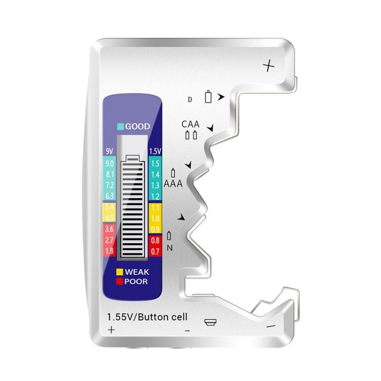 ANENG 1.5V/9V Battery Power Voltage Detector(Silver) - free shipping - PMC TechLife - Order now!