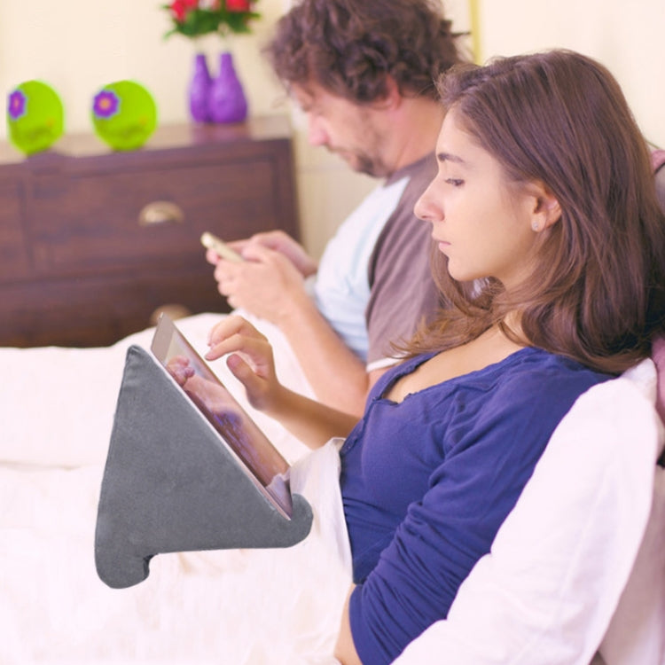 Tablet Mobile Phone Bracket Multi-Angle Pillow, Size: 27x25x23cm(Dark Brown) - Lazy Bracket by PMC TechLife | Online Shopping South Africa | PMC TechLife