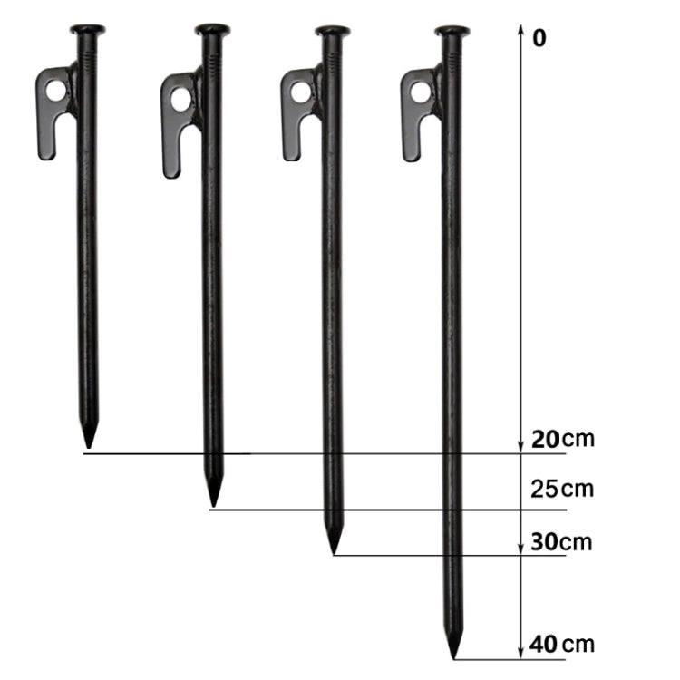 10 PCS 20cm Outdoor Camping Windproof Fixed Canopy Ground Nails - Tents & Accessories by PMC TechLife | Online Shopping South Africa | PMC TechLife