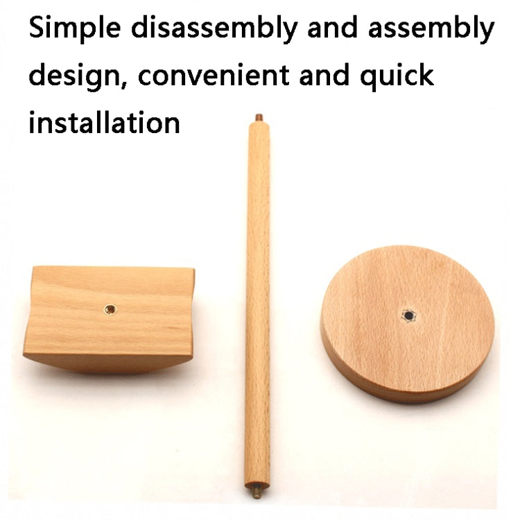 AM-EJZJ001 Desktop Solid Wood Headset Display Stand, Style: F - Anti-lost & Holder by PMC TechLife | Online Shopping South Africa | PMC TechLife