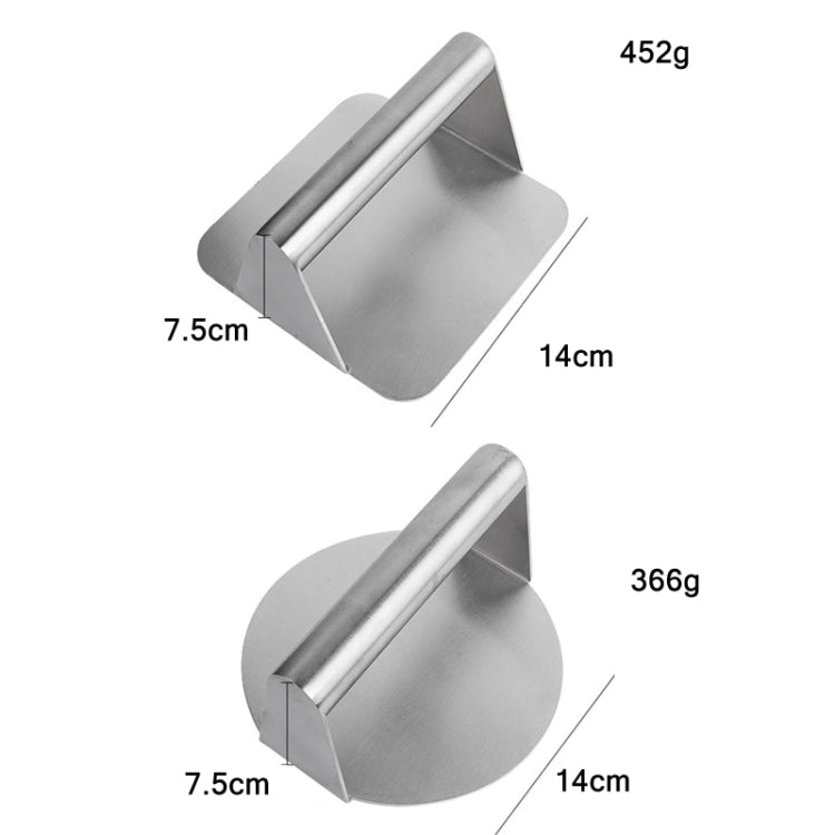 304 Stainless Steel Hamburger Manual Meat Press, Specification: Circular - Gadgets by PMC Jewellery | Online Shopping South Africa | PMC Jewellery