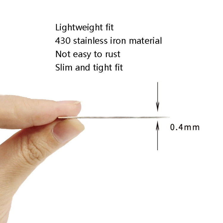 20 PCS Ring Car Magnetic Suction Wireless Charger Lead Magnetic Ring Back Sticker, Color: Silver - Hand-Sticking Bracket by PMC TechLife | Online Shopping South Africa | PMC TechLife