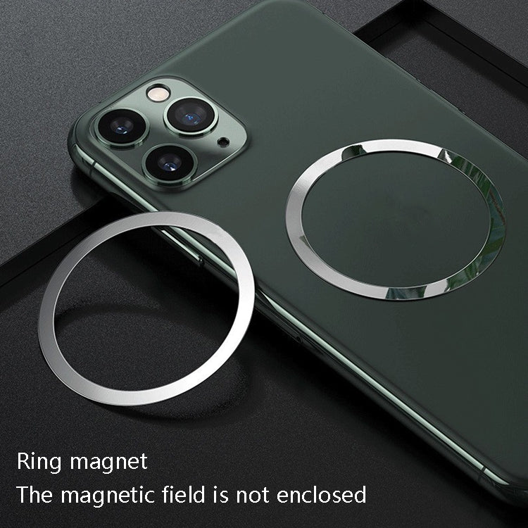 20 PCS Ring Car Magnetic Suction Wireless Charger Lead Magnetic Ring Back Sticker, Color: Silver - Hand-Sticking Bracket by PMC TechLife | Online Shopping South Africa | PMC TechLife