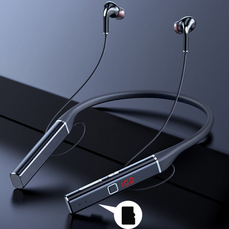 S720 Neck-Mounted Bluetooth Headphone Support TF Card(Black) - Neck-mounted Earphone by PMC TechLife | Online Shopping South Africa | PMC TechLife