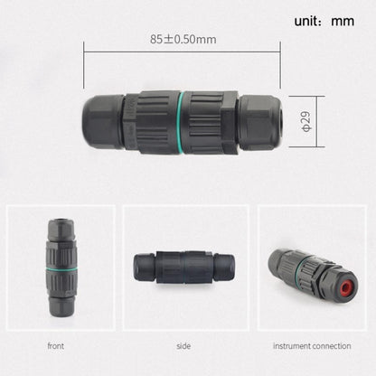 CDF-200/3 Waterproof Wire Connector With 3 Pin Quick Connector - Connectors & Terminals by PMC Jewellery | Online Shopping South Africa | PMC Jewellery