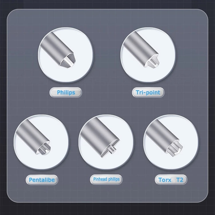 Qianli Super Tactile Grip-Type Precision Silent Dual-Bearing Screwdriver, Series: Type  D Pinhead Philips - free shipping - PMC TechLife - Order now!