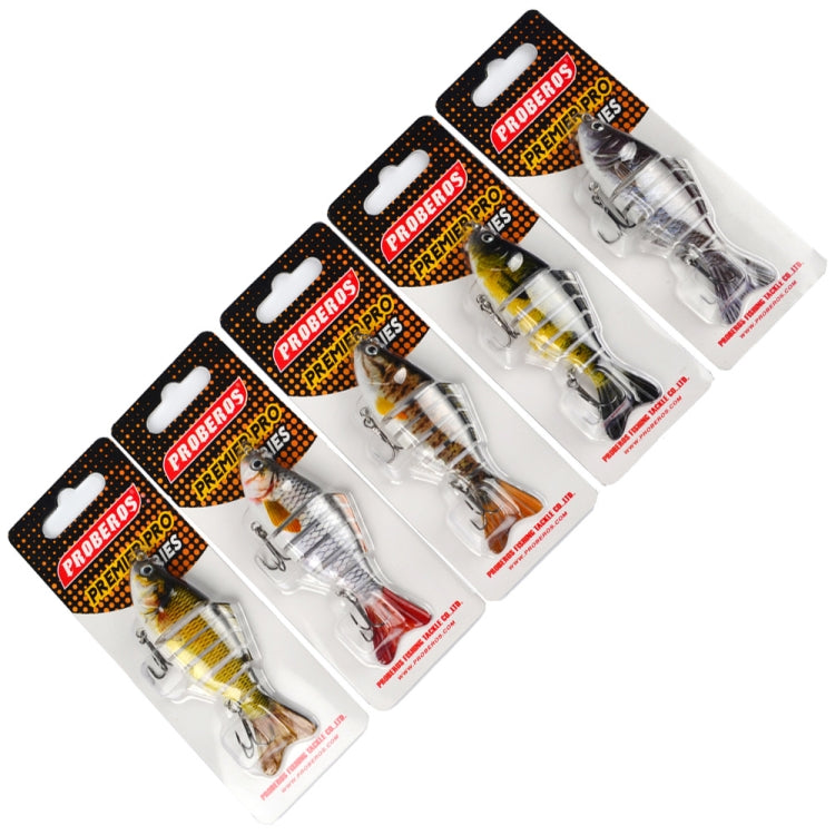 2 PCS PROBEROS HS001 10cm 15.5g Road Sub-Fish Bait Plastic Hard Bait(O) - Fishing Lures by PMC TechLife | Online Shopping South Africa | PMC TechLife