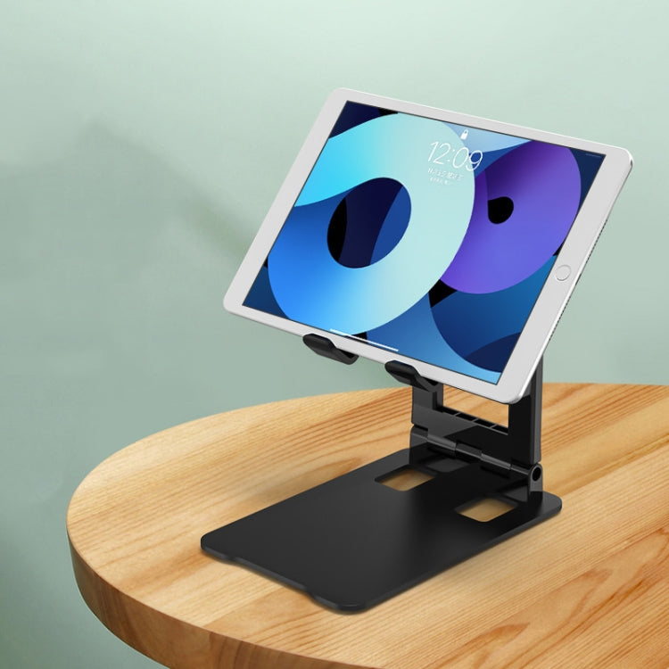 Desktop Foldable Liftable Anti-Skid Mobile Phone And Tablet Stand(Black) - Desktop Holder by PMC TechLife | Online Shopping South Africa | PMC TechLife | Buy Now Pay Later Mobicred