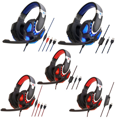 Soyto G10 Gaming Computer Headset For USB (Black Red) - Multimedia Headset by Soyto | Online Shopping South Africa | PMC Jewellery