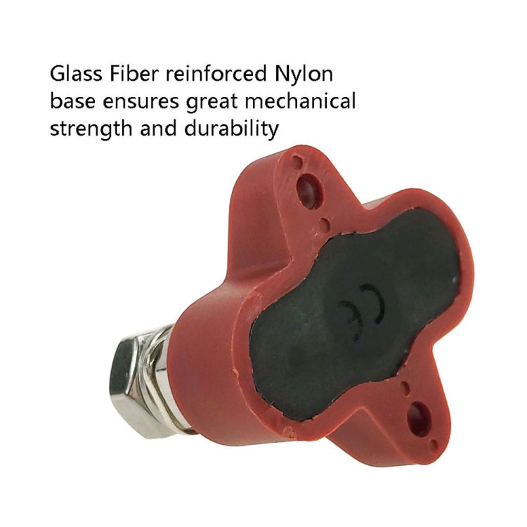 Double Terminal Block Spiral Fixed Wire Connector, Color: M6 Black - Booster Cable & Clip by PMC TechLife | Online Shopping South Africa | PMC TechLife