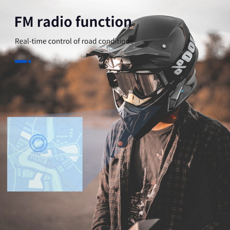 yz06 Wireless Bluetooth Helmet Headphones - Motorcycle Walkie Talkie by PMC Jewellery | Online Shopping South Africa | PMC Jewellery