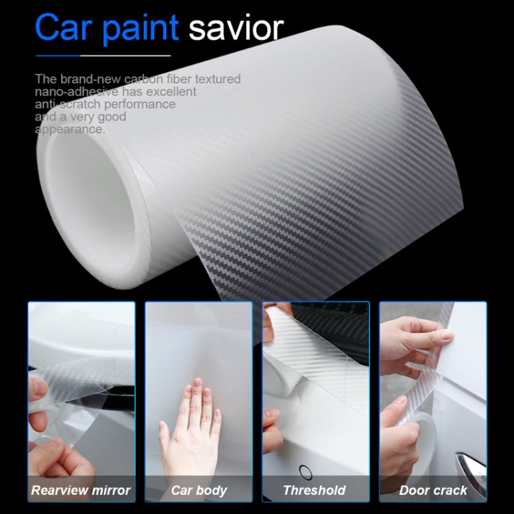 7cm x 5m Car Carbon Fiber Bumper Anti-Collision Strip - Anti Collision Sticker by PMC TechLife | Online Shopping South Africa | PMC TechLife