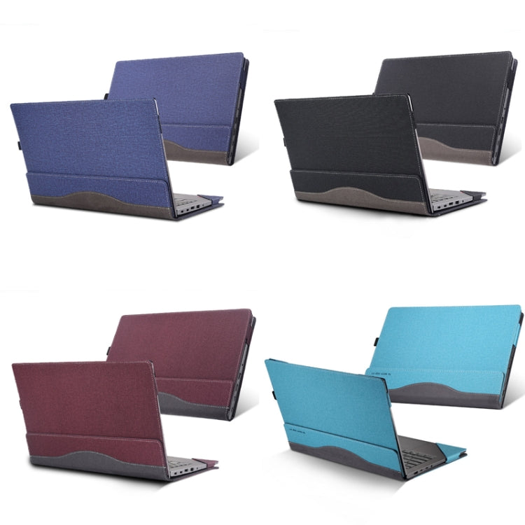 Laptop Leather Anti-Fall Protective Case For HP Envy X360 13-Ag Ar(Navy Blue) - 13.3 inch by PMC TechLife | Online Shopping South Africa | PMC TechLife