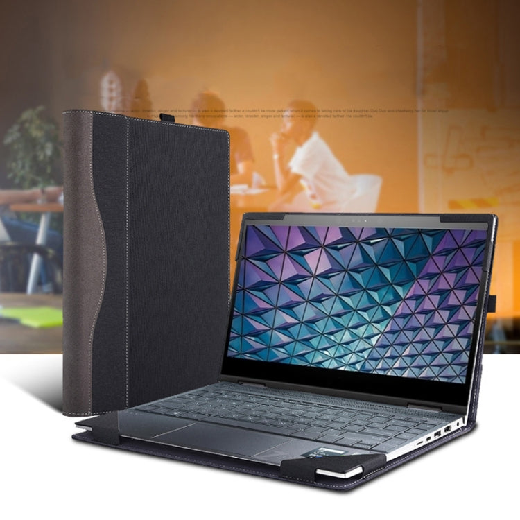 Laptop Leather Anti-Fall Protective Case For HP Envy X360 13-Ag Ar(Navy Blue) - 13.3 inch by PMC TechLife | Online Shopping South Africa | PMC TechLife