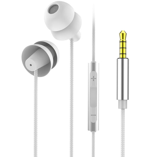 EN3900 3.5mm Plug In-Ear Wired Control Earphone with Mic(White) - In Ear Wired Earphone by PMC Jewellery | Online Shopping South Africa | PMC Jewellery