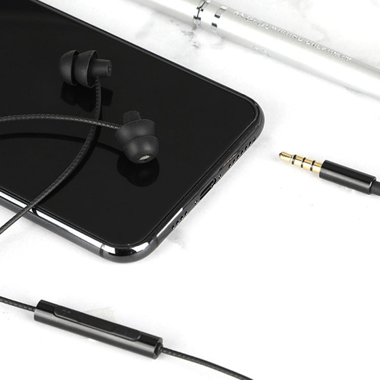 EN3900 3.5mm Plug In-Ear Wired Control Earphone with Mic(Black) - In Ear Wired Earphone by PMC Jewellery | Online Shopping South Africa | PMC Jewellery