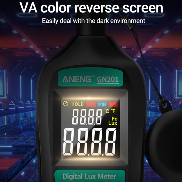 ANENG GN-201 High Precision Handheld Light Meter - free shipping - PMC TechLife - Order now!