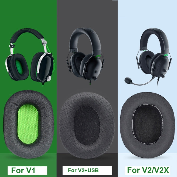 1 Pair Earpads For Razer BlackShark V1 / V2 X / V2 USB Headset, Color: Black Mesh - Earmuff & Pad by PMC TechLife | Online Shopping South Africa | PMC TechLife