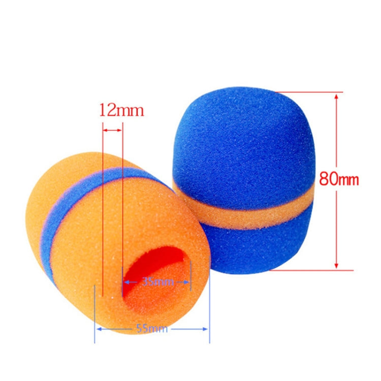 10 PCS Handheld Dust Proof Soft Sponge Microphone Cover(Random Color Delivery) - Windshield by PMC TechLife | Online Shopping South Africa | PMC TechLife