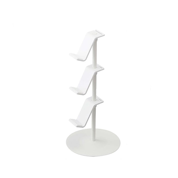 Gamepad Storage Rack Desktop Headphone Storage Rack, Color:  3 Floors White - Holder by PMC TechLife | Online Shopping South Africa | PMC TechLife