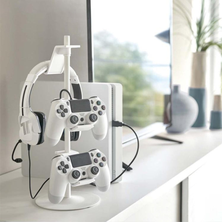Gamepad Storage Rack Desktop Headphone Storage Rack, Color:  3 Floors White - Holder by PMC TechLife | Online Shopping South Africa | PMC TechLife