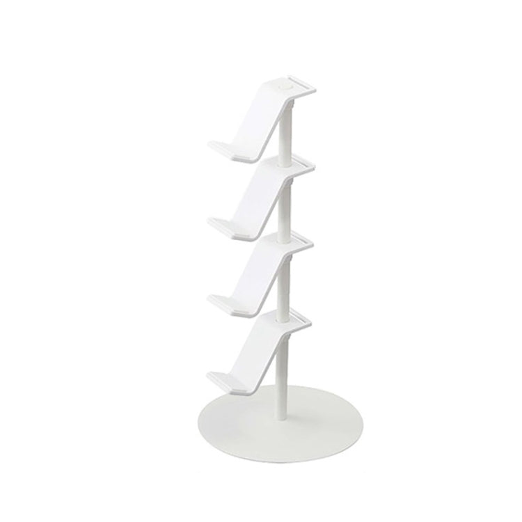 Gamepad Storage Rack Desktop Headphone Storage Rack, Color: 4 Floors White - Holder by PMC Jewellery | Online Shopping South Africa | PMC Jewellery